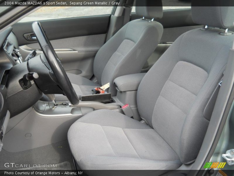 Sepang Green Metallic / Gray 2004 Mazda MAZDA6 s Sport Sedan