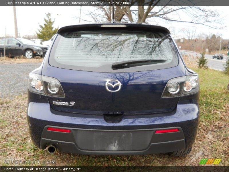 Stormy Blue Mica / Black 2009 Mazda MAZDA3 s Grand Touring Hatchback