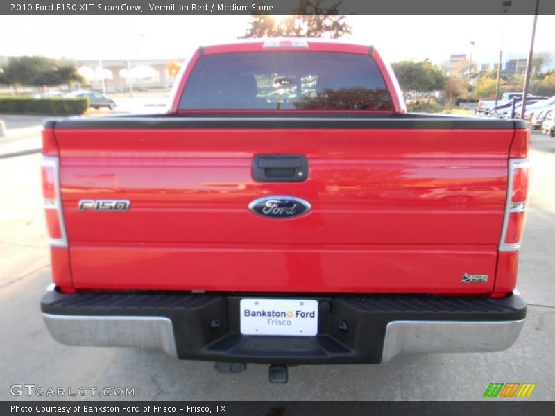 Vermillion Red / Medium Stone 2010 Ford F150 XLT SuperCrew