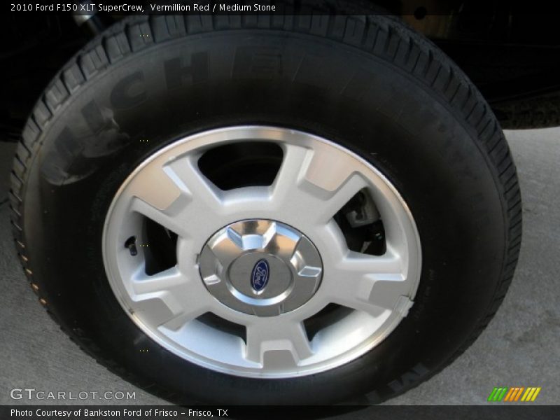 Vermillion Red / Medium Stone 2010 Ford F150 XLT SuperCrew