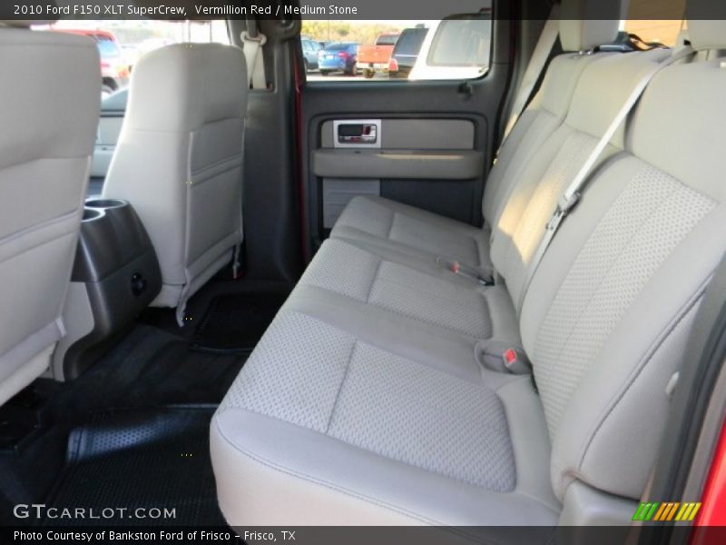 Vermillion Red / Medium Stone 2010 Ford F150 XLT SuperCrew