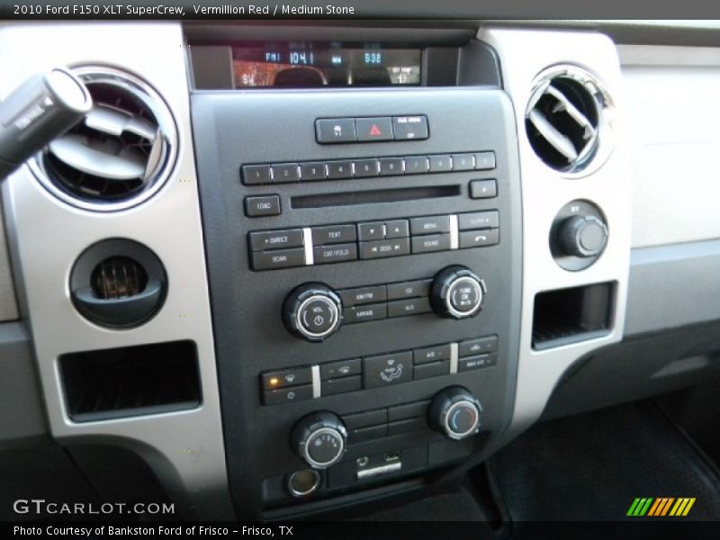 Vermillion Red / Medium Stone 2010 Ford F150 XLT SuperCrew