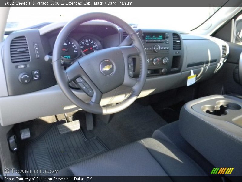 Black / Dark Titanium 2012 Chevrolet Silverado 1500 LS Extended Cab