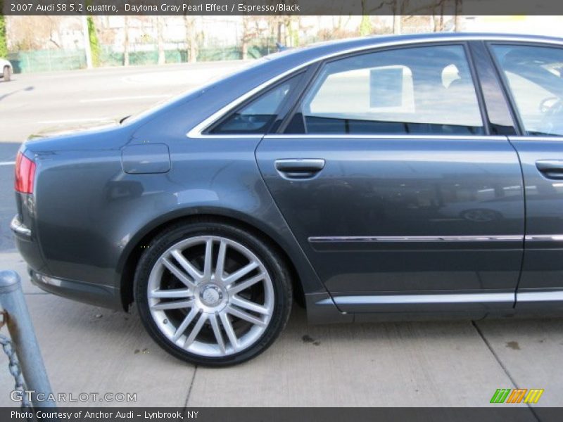 Daytona Gray Pearl Effect / Espresso/Black 2007 Audi S8 5.2 quattro