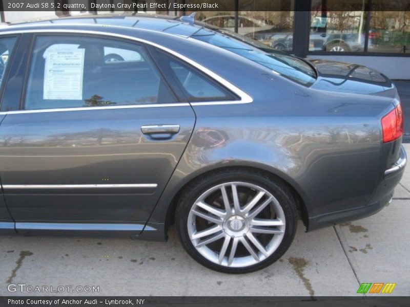 Daytona Gray Pearl Effect / Espresso/Black 2007 Audi S8 5.2 quattro