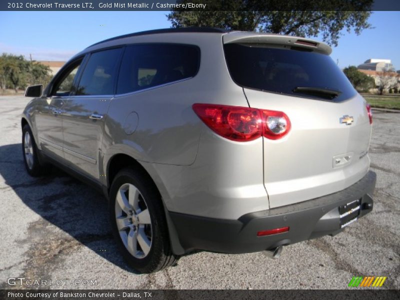 Gold Mist Metallic / Cashmere/Ebony 2012 Chevrolet Traverse LTZ