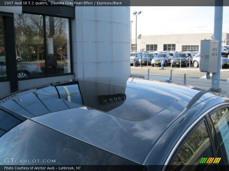 Daytona Gray Pearl Effect / Espresso/Black 2007 Audi S8 5.2 quattro