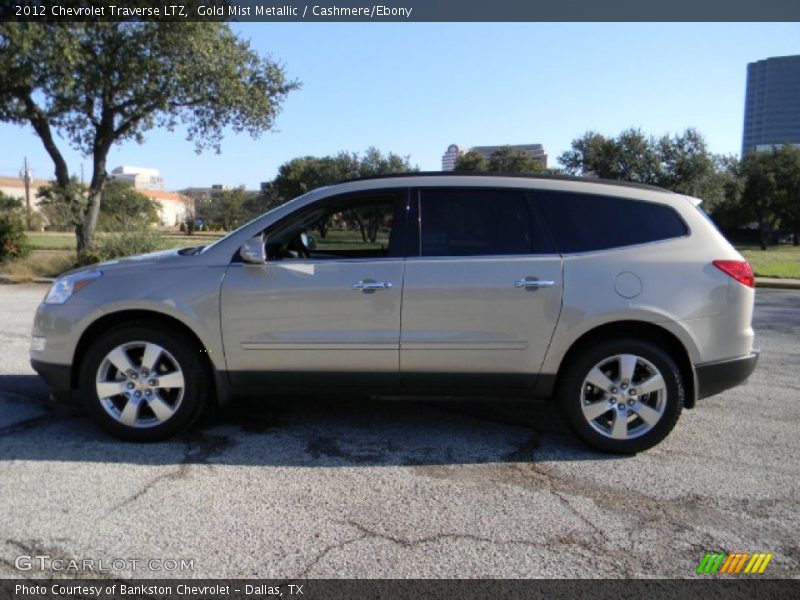 Gold Mist Metallic / Cashmere/Ebony 2012 Chevrolet Traverse LTZ
