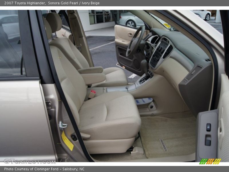 Sonora Gold Pearl / Ivory Beige 2007 Toyota Highlander