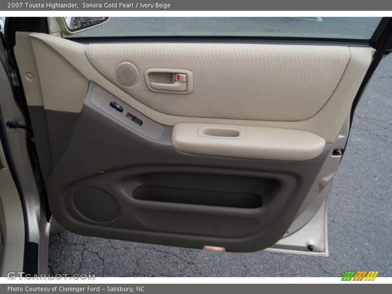 Sonora Gold Pearl / Ivory Beige 2007 Toyota Highlander