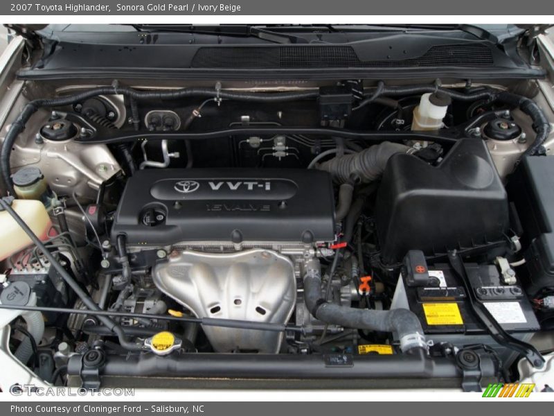 Sonora Gold Pearl / Ivory Beige 2007 Toyota Highlander