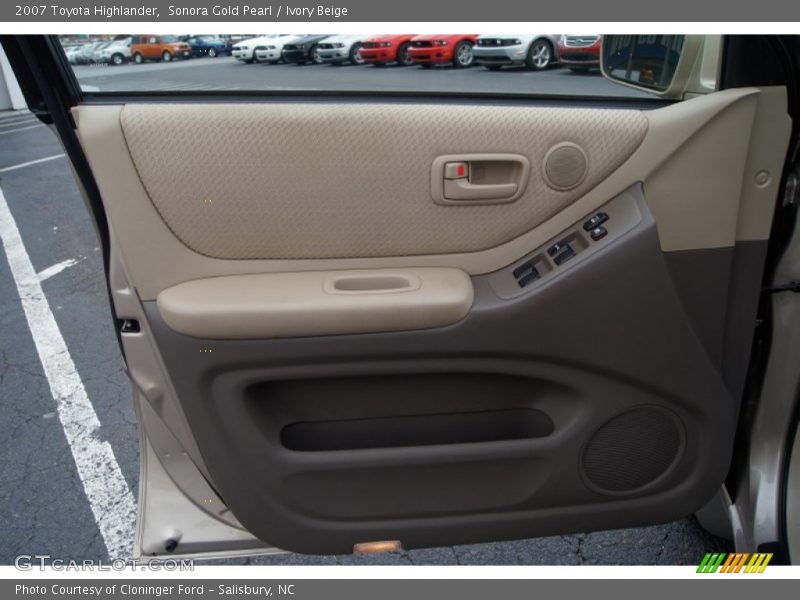 Sonora Gold Pearl / Ivory Beige 2007 Toyota Highlander