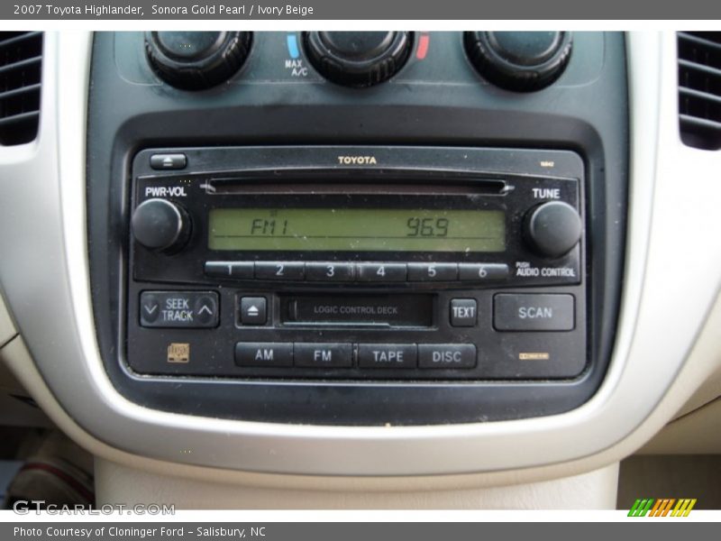 Sonora Gold Pearl / Ivory Beige 2007 Toyota Highlander