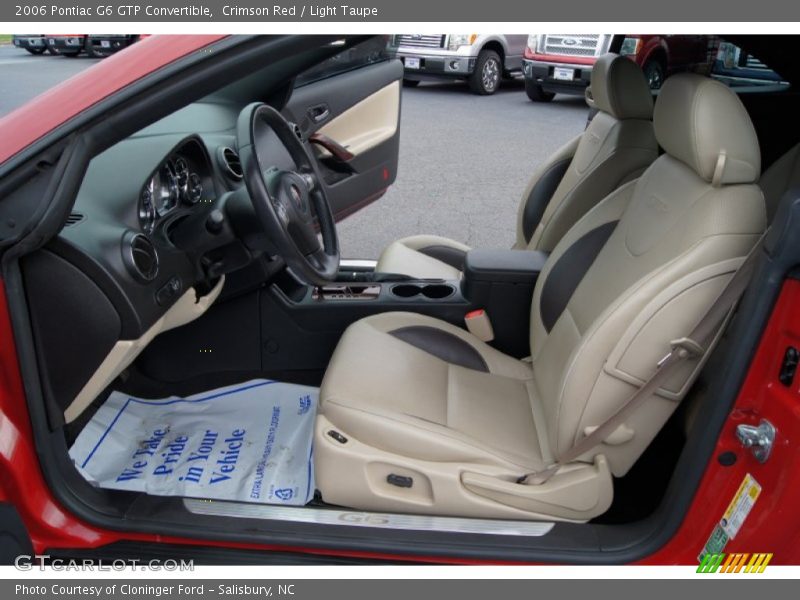 Crimson Red / Light Taupe 2006 Pontiac G6 GTP Convertible