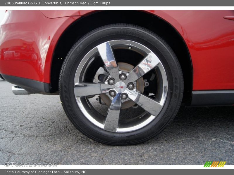 Crimson Red / Light Taupe 2006 Pontiac G6 GTP Convertible