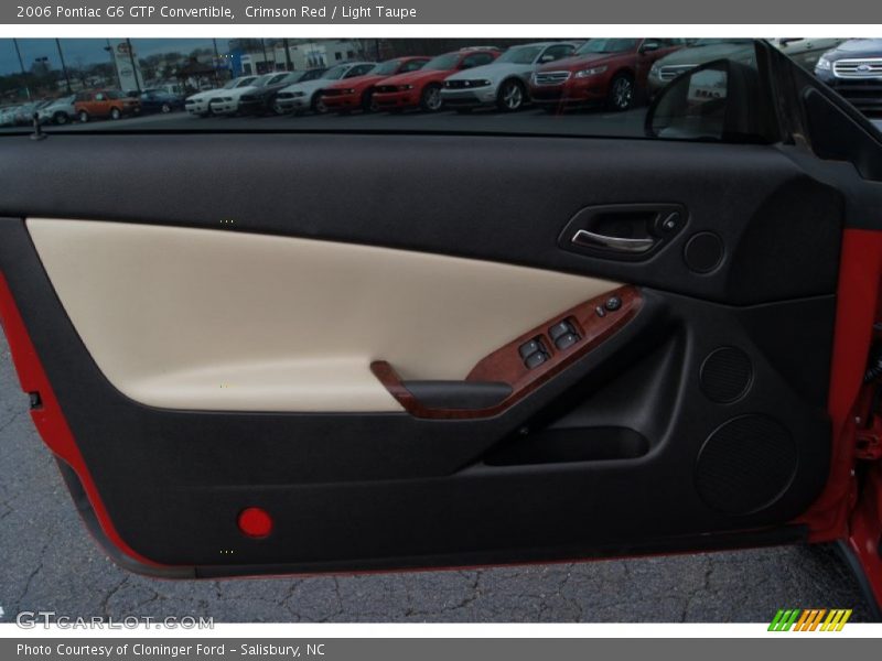 Crimson Red / Light Taupe 2006 Pontiac G6 GTP Convertible