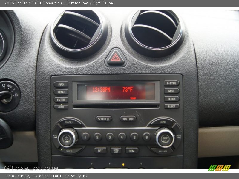 Crimson Red / Light Taupe 2006 Pontiac G6 GTP Convertible