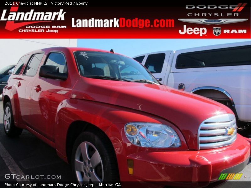 Victory Red / Ebony 2011 Chevrolet HHR LS