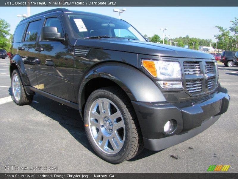 Mineral Gray Metallic / Dark Slate Gray 2011 Dodge Nitro Heat