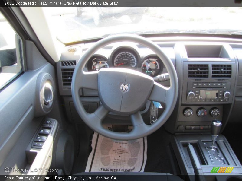 Mineral Gray Metallic / Dark Slate Gray 2011 Dodge Nitro Heat