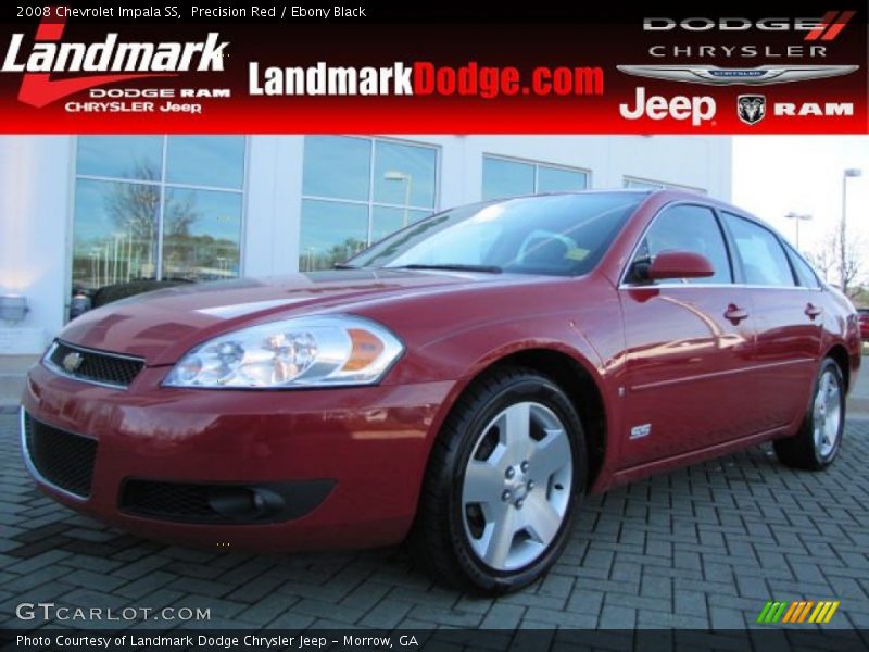 Precision Red / Ebony Black 2008 Chevrolet Impala SS