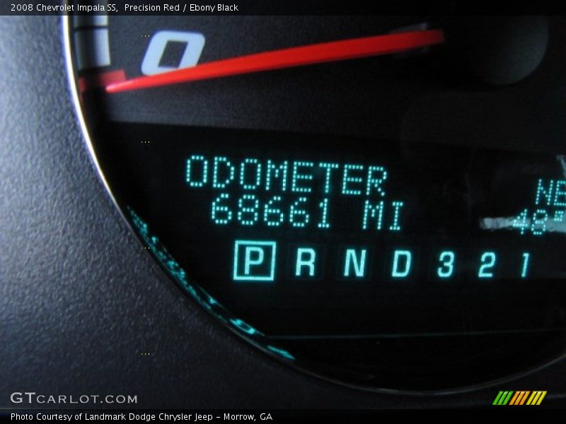 Precision Red / Ebony Black 2008 Chevrolet Impala SS
