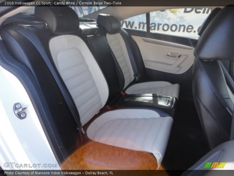 Candy White / Cornsilk Beige Two-Tone 2009 Volkswagen CC Sport