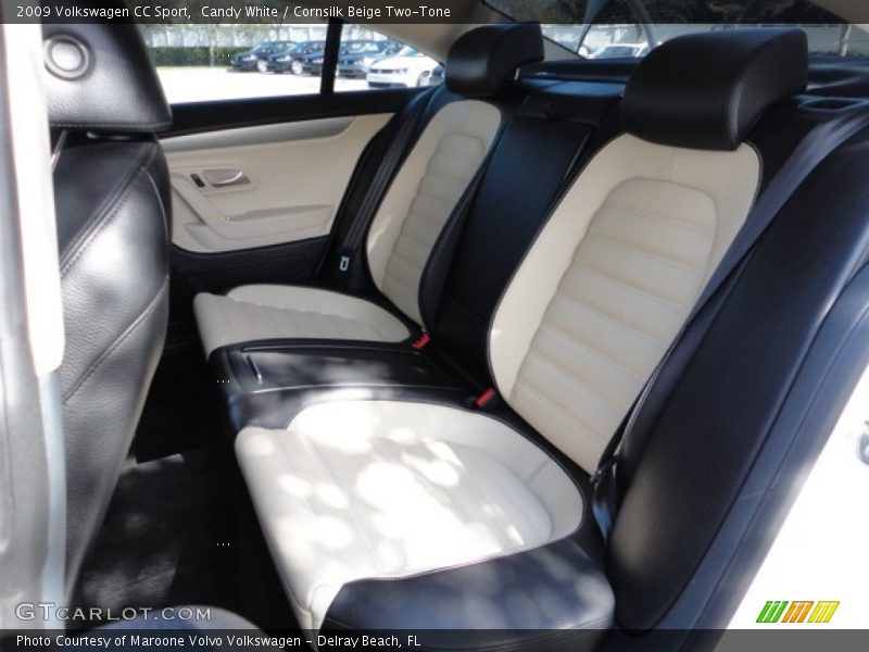 Candy White / Cornsilk Beige Two-Tone 2009 Volkswagen CC Sport