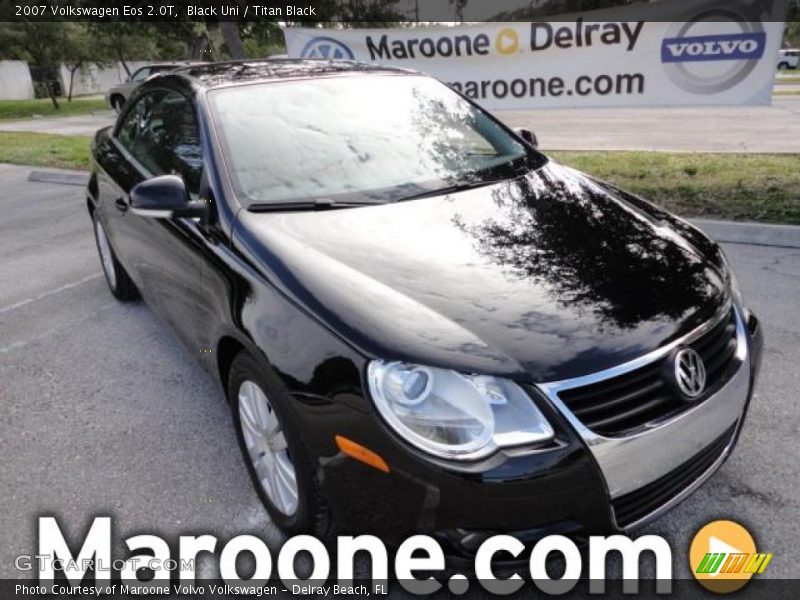 Black Uni / Titan Black 2007 Volkswagen Eos 2.0T