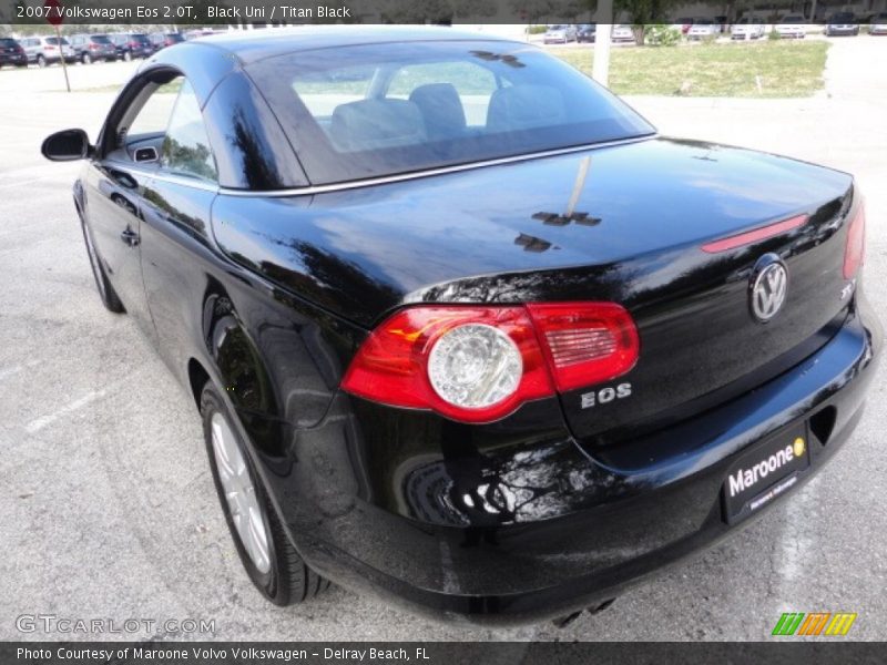 Black Uni / Titan Black 2007 Volkswagen Eos 2.0T