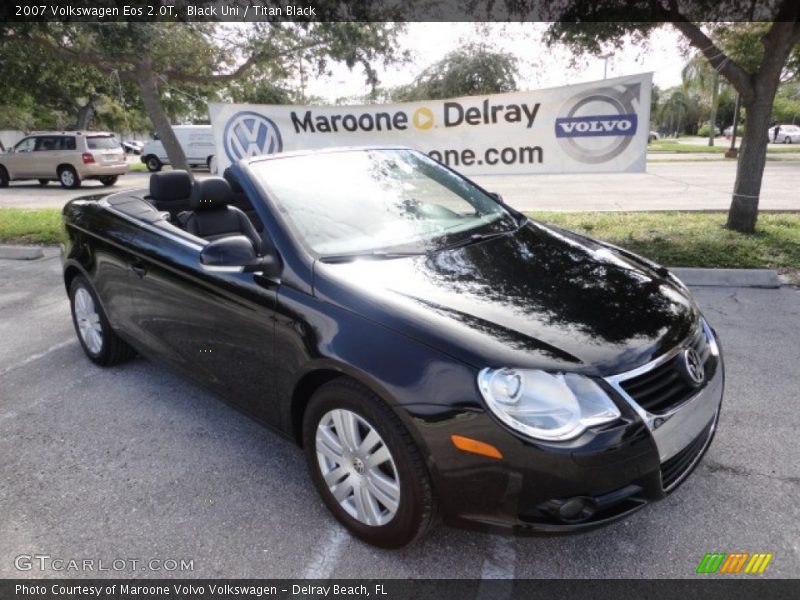 Black Uni / Titan Black 2007 Volkswagen Eos 2.0T