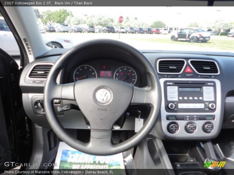 Black Uni / Titan Black 2007 Volkswagen Eos 2.0T