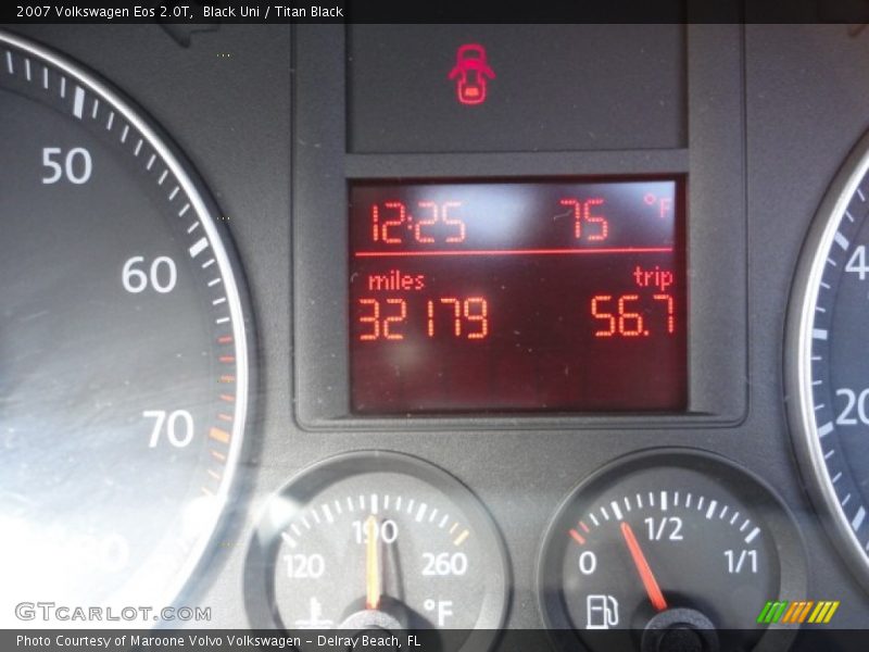 Black Uni / Titan Black 2007 Volkswagen Eos 2.0T