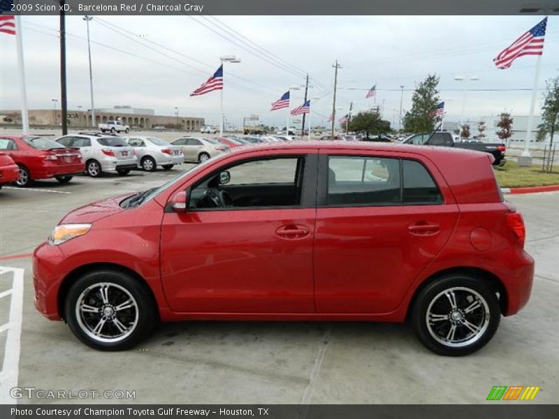 Barcelona Red / Charcoal Gray 2009 Scion xD