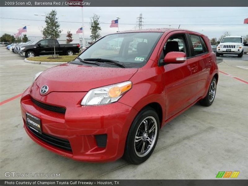 Barcelona Red / Charcoal Gray 2009 Scion xD