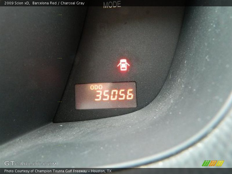 Barcelona Red / Charcoal Gray 2009 Scion xD