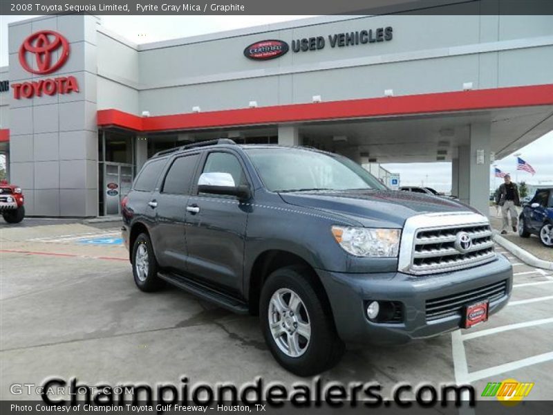Pyrite Gray Mica / Graphite 2008 Toyota Sequoia Limited