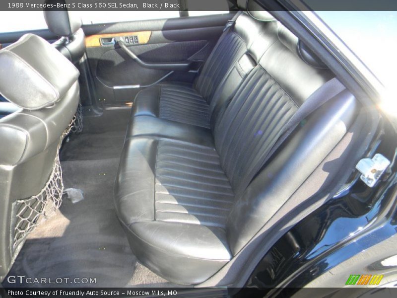  1988 S Class 560 SEL Sedan Black Interior