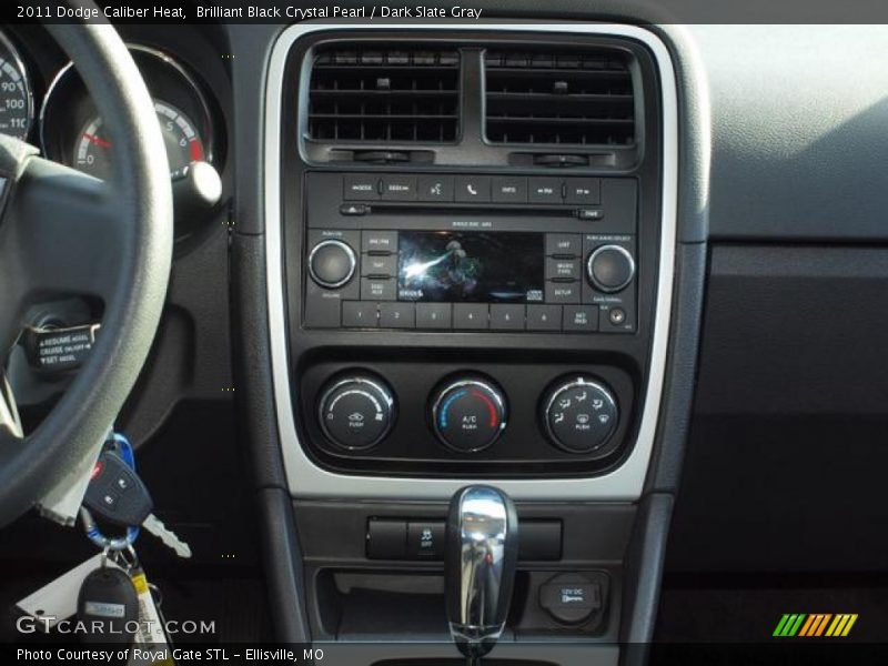 Brilliant Black Crystal Pearl / Dark Slate Gray 2011 Dodge Caliber Heat