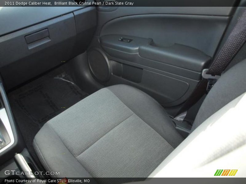 Brilliant Black Crystal Pearl / Dark Slate Gray 2011 Dodge Caliber Heat