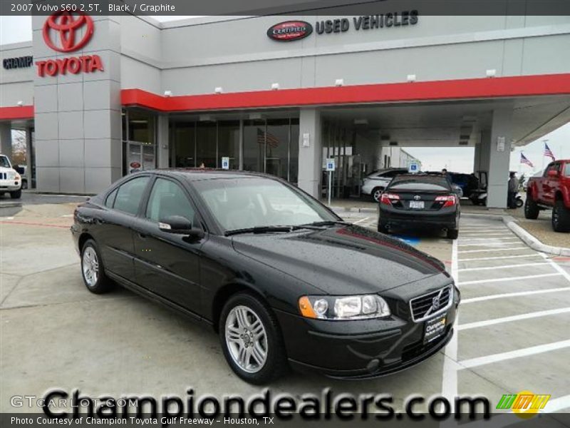 Black / Graphite 2007 Volvo S60 2.5T