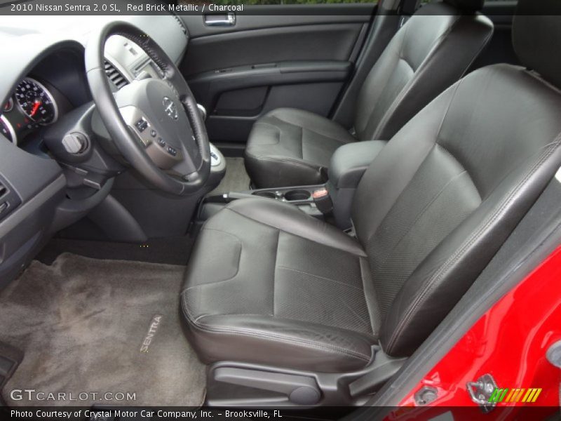 Red Brick Metallic / Charcoal 2010 Nissan Sentra 2.0 SL