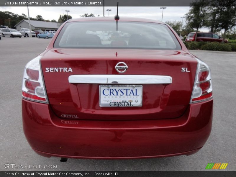 Red Brick Metallic / Charcoal 2010 Nissan Sentra 2.0 SL