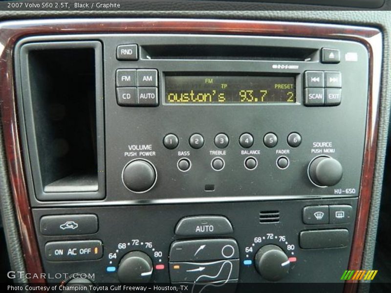 Black / Graphite 2007 Volvo S60 2.5T