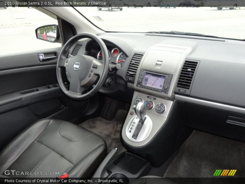 Red Brick Metallic / Charcoal 2010 Nissan Sentra 2.0 SL