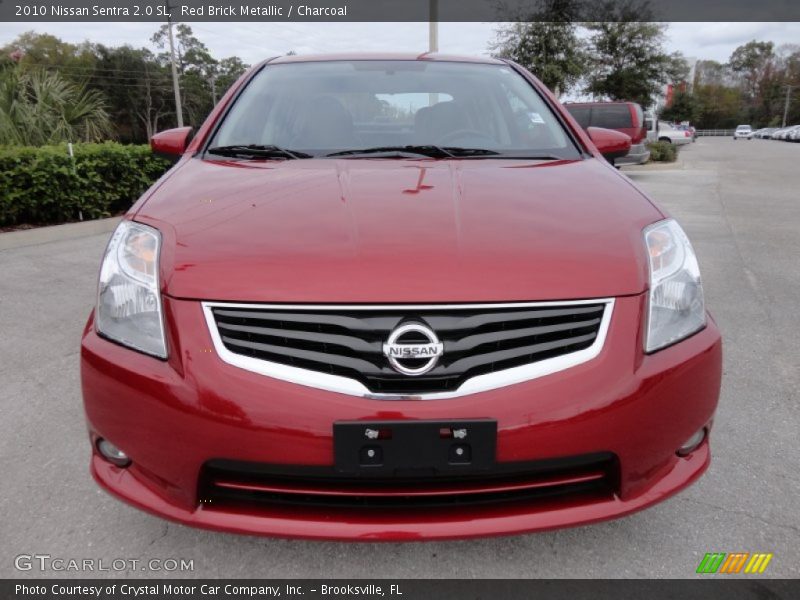 Red Brick Metallic / Charcoal 2010 Nissan Sentra 2.0 SL