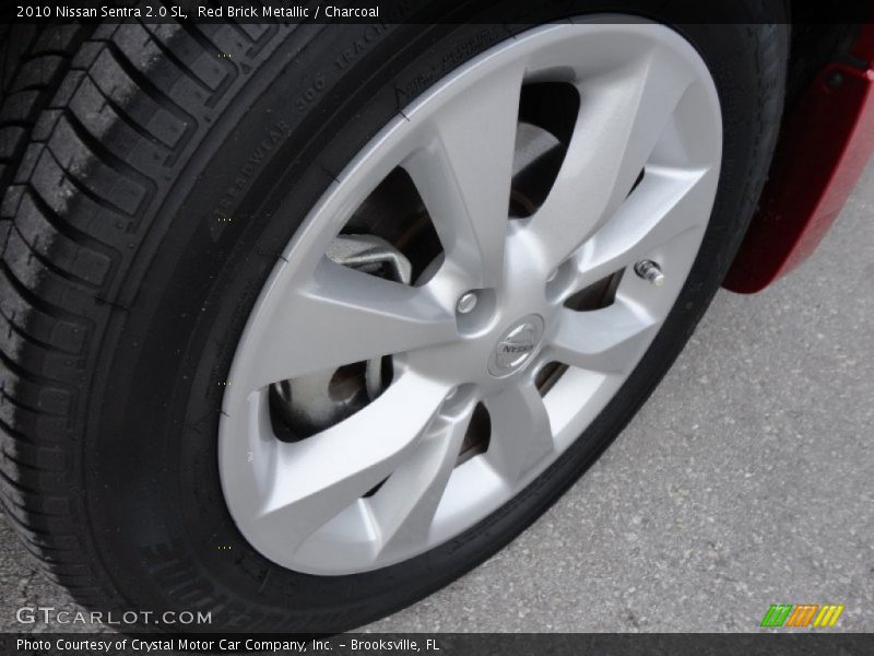 Red Brick Metallic / Charcoal 2010 Nissan Sentra 2.0 SL