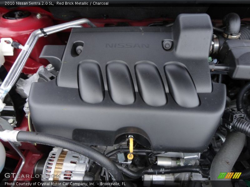 Red Brick Metallic / Charcoal 2010 Nissan Sentra 2.0 SL