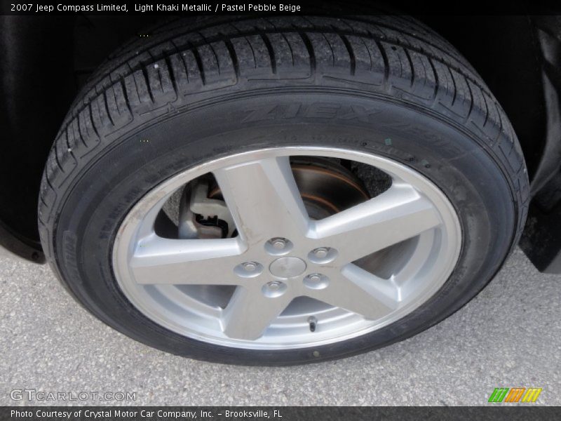 Light Khaki Metallic / Pastel Pebble Beige 2007 Jeep Compass Limited
