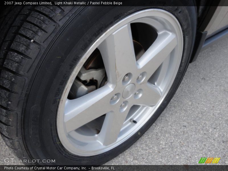 Light Khaki Metallic / Pastel Pebble Beige 2007 Jeep Compass Limited